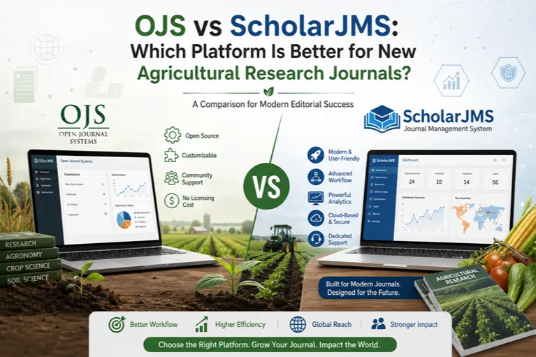 OJS vs ScholarJMS: Which Platform Is Better for New Agricultural Research Journals?